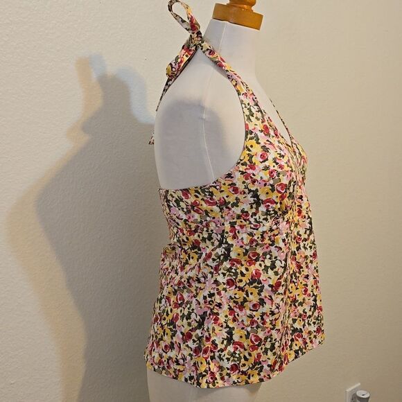 Women’s LOFT Floral Halter Top size 6 - Picture 2 of 9